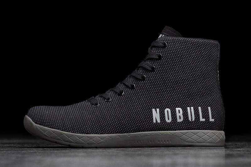 Women\'s Nobull High-Top Ivy Trainers Black | SG Y2875X